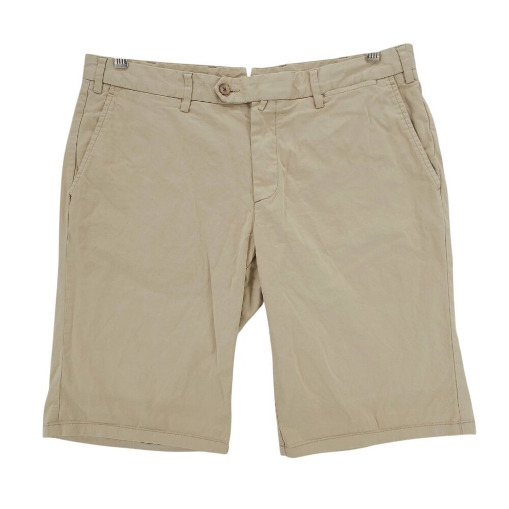 SUITSUPPLY Bennington Shorts Cotton Stretch Beige Size US 32